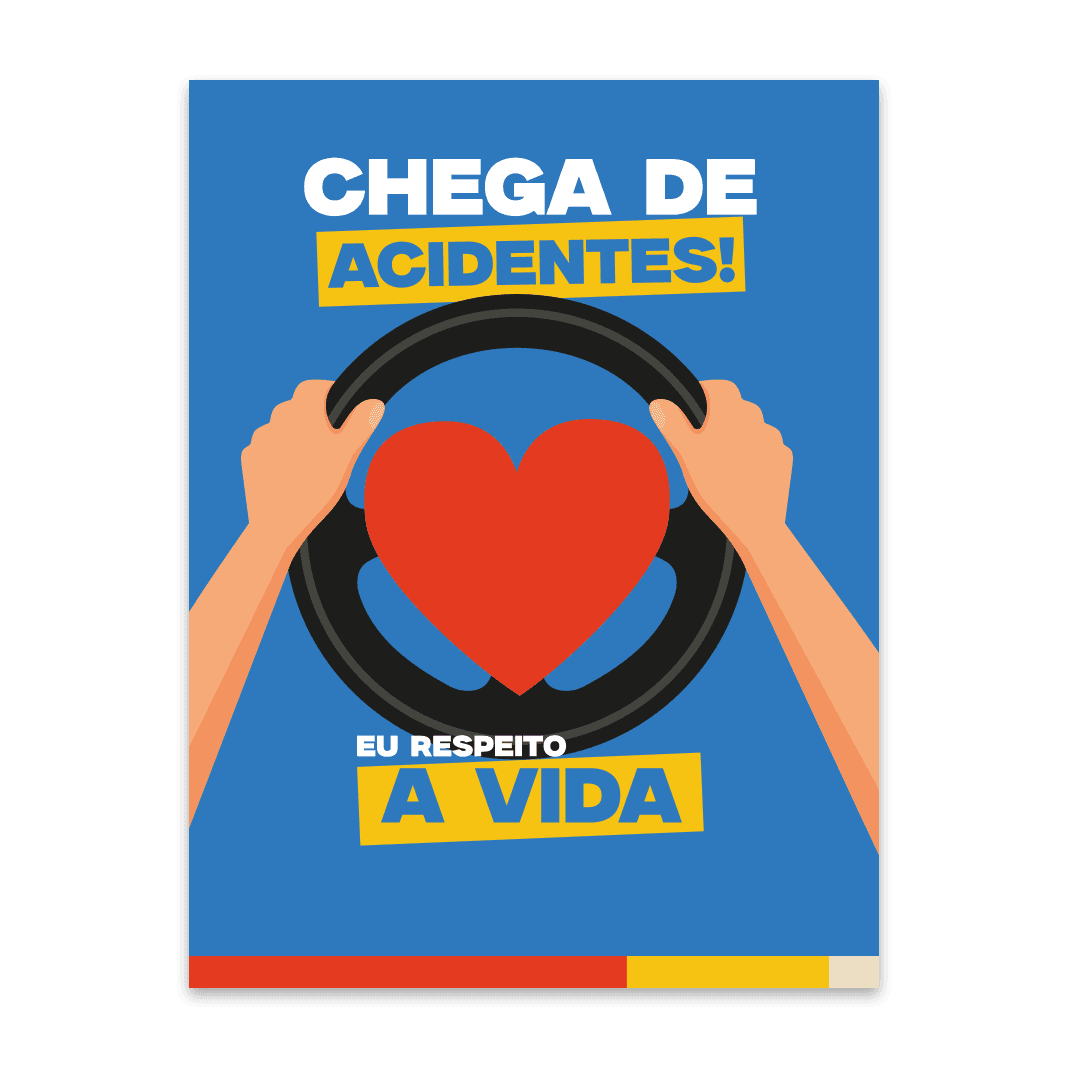 Cartaz educativo - Trânsito e Mobilidade